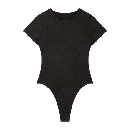 Mineral Wash Crewneck Bodysuit